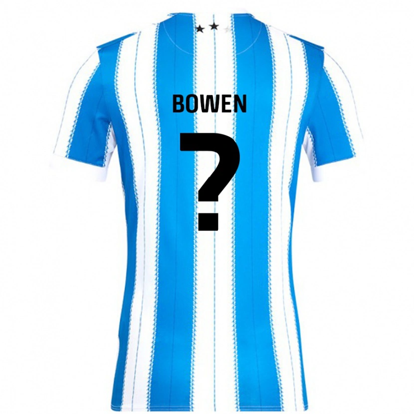 Danxen Kvinnor Staitham Bowen #0 Blå Vit Hemmatröja Matchtröjor 2024/25 Tröjor T-Tröja