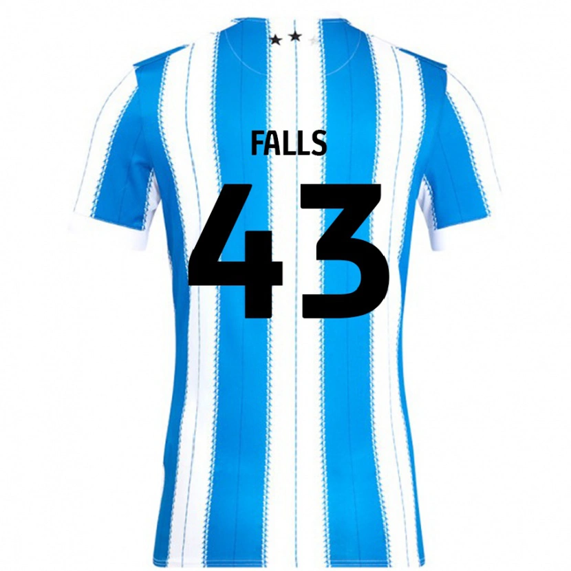 Danxen Kvinnor Conor Falls #43 Blå Vit Hemmatröja Matchtröjor 2024/25 Tröjor T-Tröja