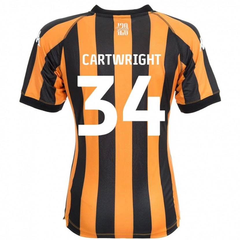 Danxen Kvinnor Harvey Cartwright #34 Svart Bärnsten Hemmatröja Matchtröjor 2024/25 Tröjor T-Tröja