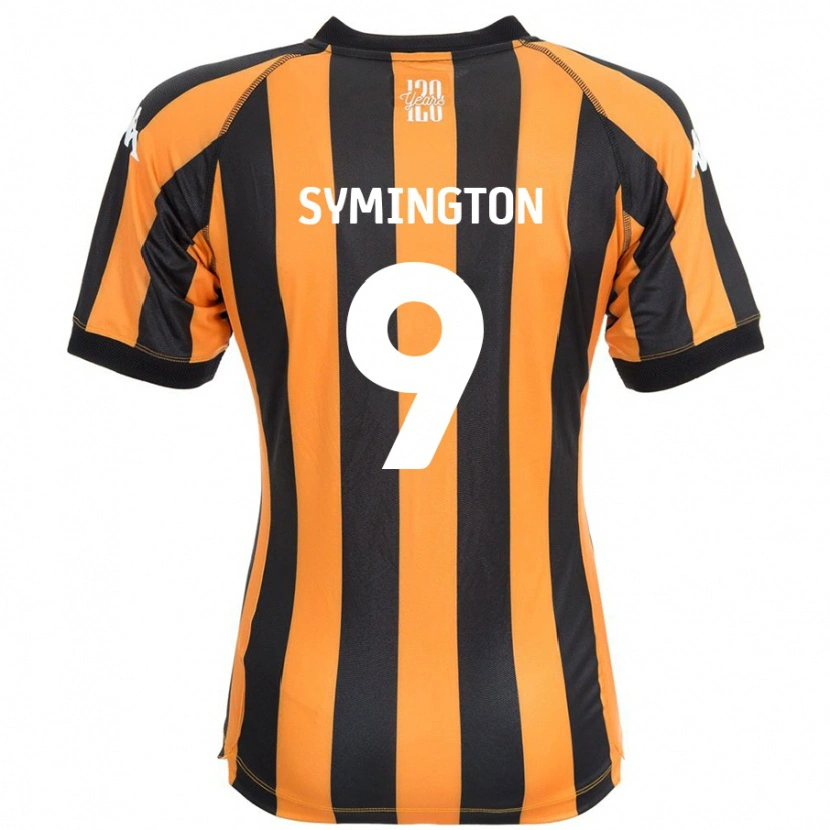 Danxen Kvinnor Jo Symington #9 Svart Bärnsten Hemmatröja Matchtröjor 2024/25 Tröjor T-Tröja