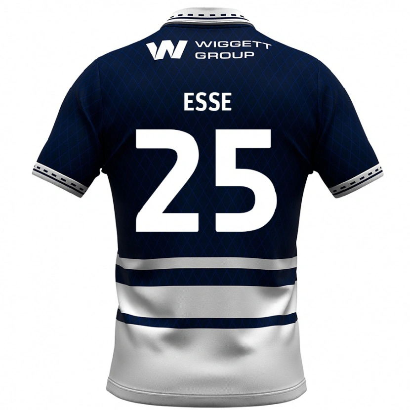 Danxen Kvinnor Romain Esse #25 Marinblå Vit Hemmatröja Matchtröjor 2024/25 Tröjor T-Tröja