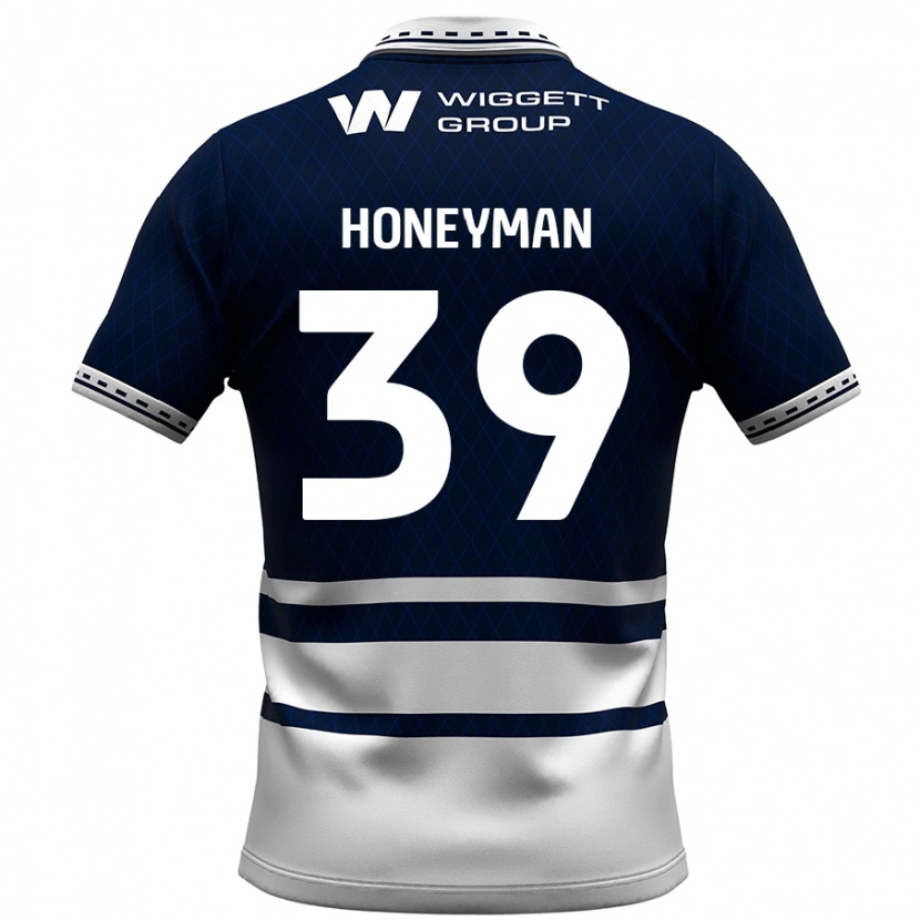 Danxen Kvinnor George Honeyman #39 Marinblå Vit Hemmatröja Matchtröjor 2024/25 Tröjor T-Tröja