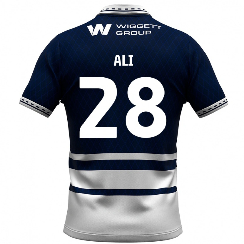 Danxen Kvinnor Francesca Ali #28 Marinblå Vit Hemmatröja Matchtröjor 2024/25 Tröjor T-Tröja