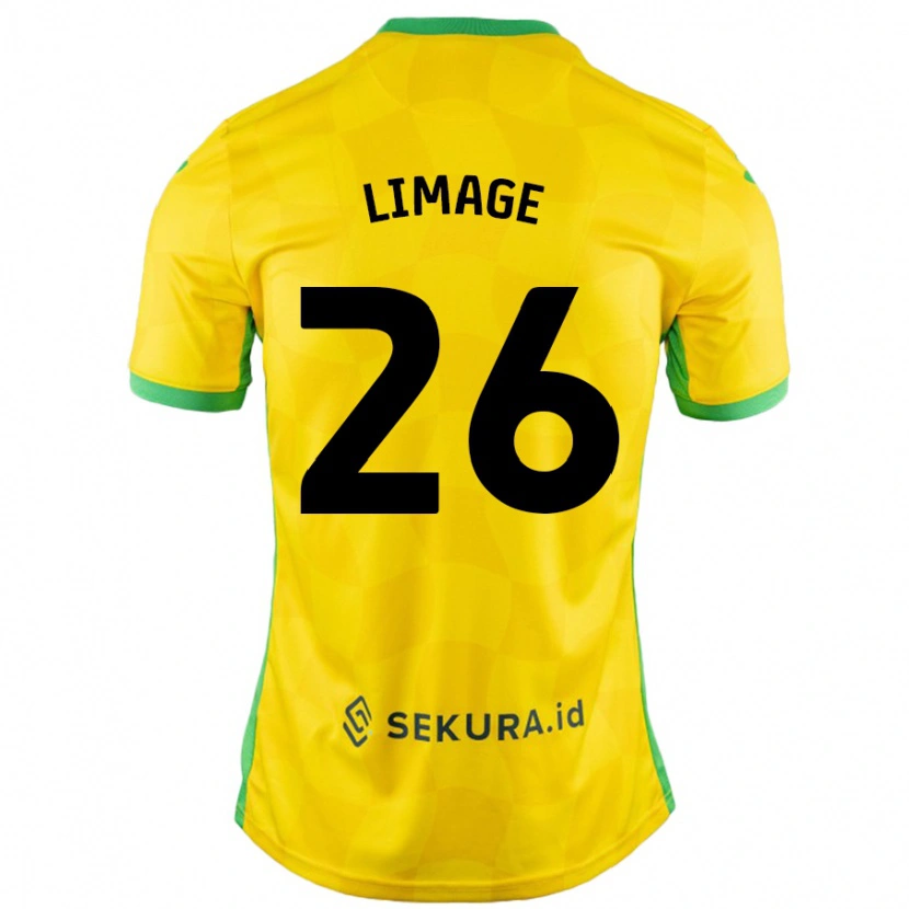 Danxen Kvinnor Felicity Limage #26 Gul Grön Hemmatröja Matchtröjor 2024/25 Tröjor T-Tröja