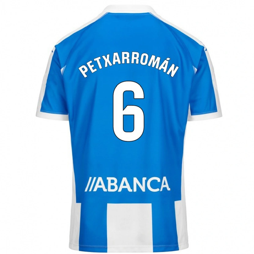 Danxen Kvinnor Álex Petxa #6 Blå Vit Hemmatröja Matchtröjor 2024/25 Tröjor T-Tröja