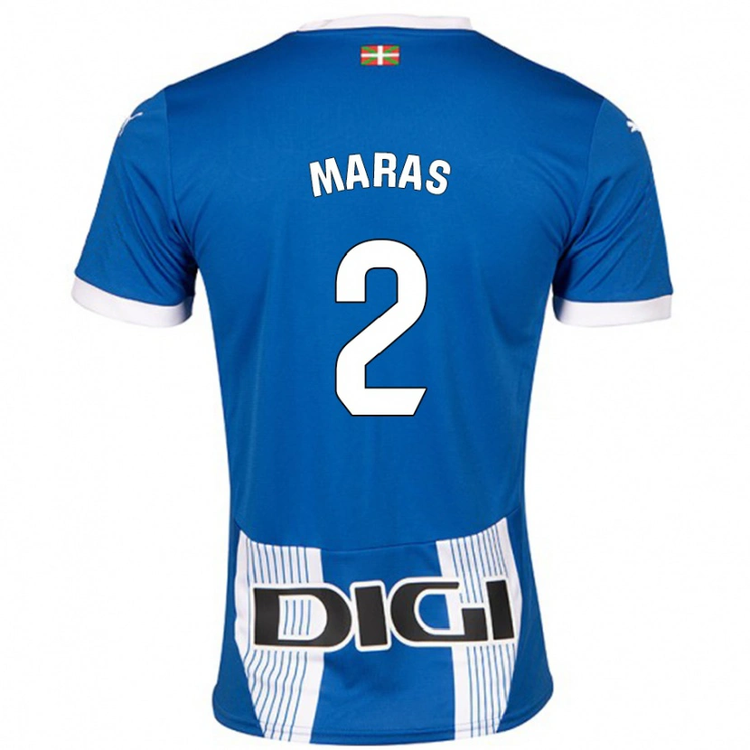 Danxen Kvinnor Nikola Maras #2 Blå Hemmatröja Matchtröjor 2024/25 Tröjor T-Tröja