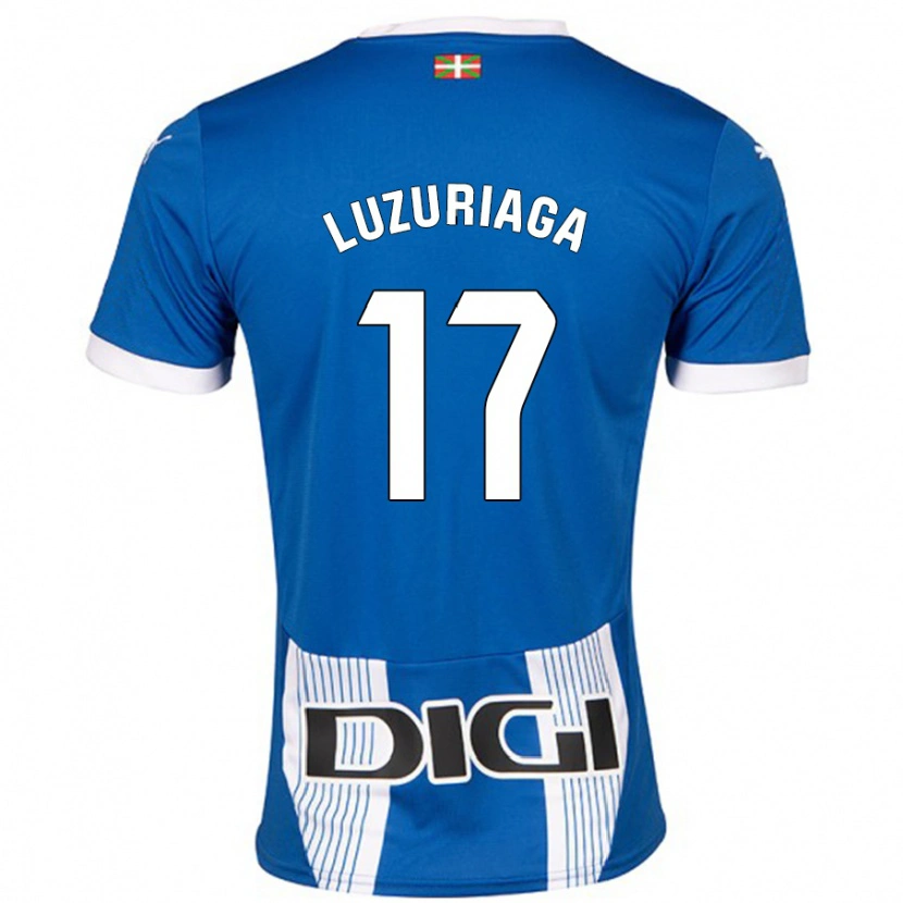 Danxen Kvinnor Judith Luzuriaga #17 Blå Hemmatröja Matchtröjor 2024/25 Tröjor T-Tröja
