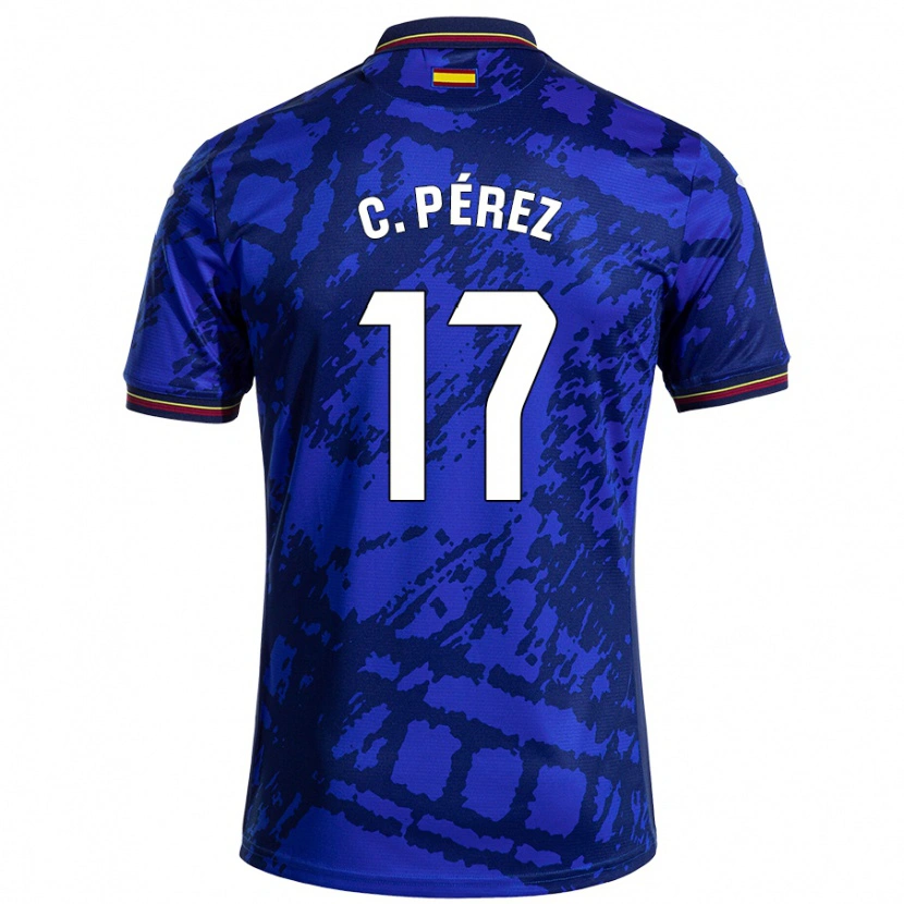 Danxen Kvinnor Carles Pérez #17 Mörkare Blå Hemmatröja Matchtröjor 2024/25 Tröjor T-Tröja