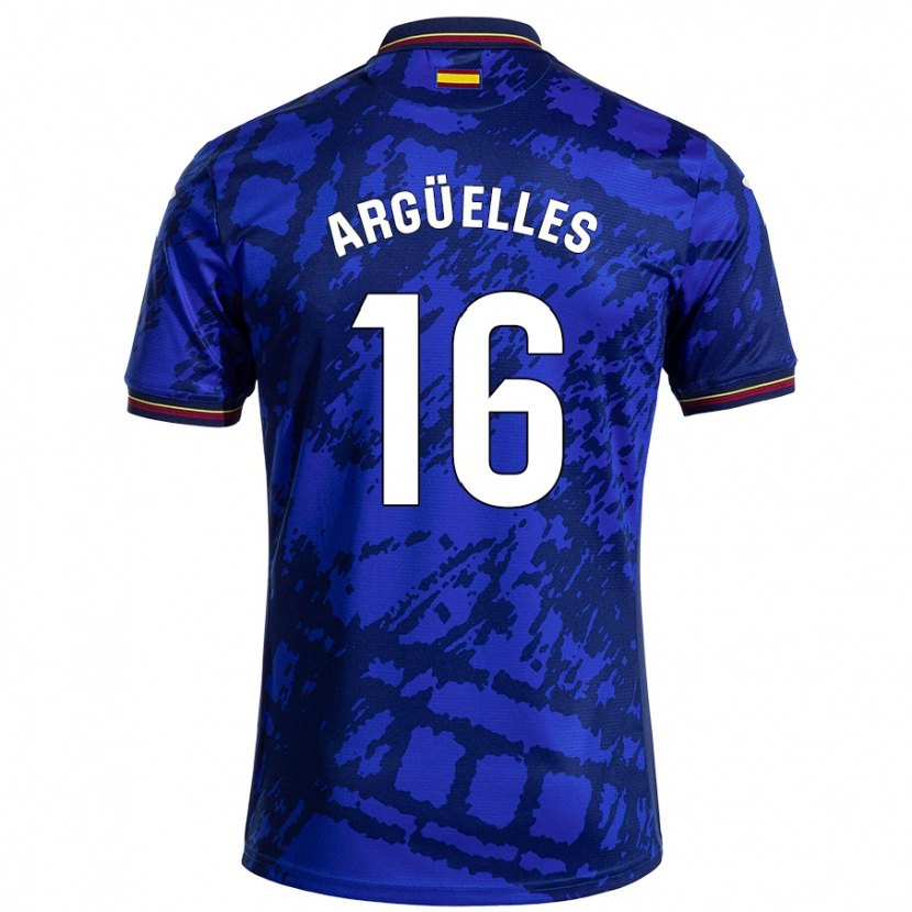 Danxen Kvinnor David Argüelles #16 Mörkare Blå Hemmatröja Matchtröjor 2024/25 Tröjor T-Tröja