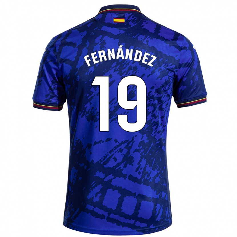Danxen Kvinnor Ismael Fernández #19 Mörkare Blå Hemmatröja Matchtröjor 2024/25 Tröjor T-Tröja