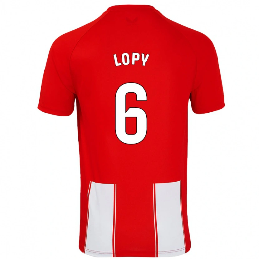 Danxen Kvinnor Dion Lopy #6 Röd Vit Hemmatröja Matchtröjor 2024/25 Tröjor T-Tröja
