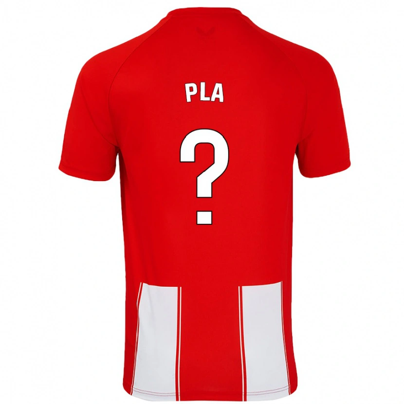 Danxen Kvinnor Edu Pla #0 Röd Vit Hemmatröja Matchtröjor 2024/25 Tröjor T-Tröja