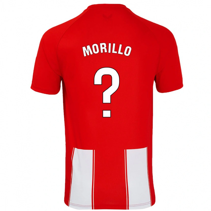 Danxen Kvinnor Manu Morillo #0 Röd Vit Hemmatröja Matchtröjor 2024/25 Tröjor T-Tröja