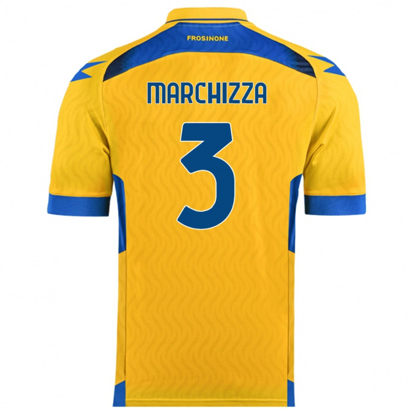 Danxen Kvinnor Riccardo Marchizza #3 Gul Hemmatröja Matchtröjor 2024/25 Tröjor T-Tröja