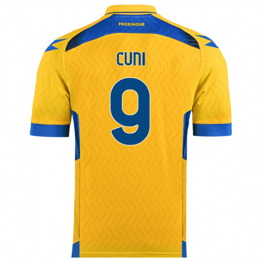 Danxen Kvinnor Marvin Cuni #9 Gul Hemmatröja Matchtröjor 2024/25 Tröjor T-Tröja