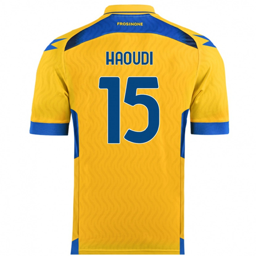 Danxen Kvinnor Hamza Haoudi #15 Gul Hemmatröja Matchtröjor 2024/25 Tröjor T-Tröja