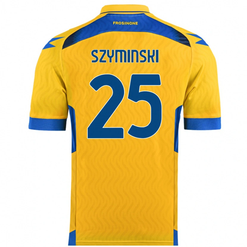 Danxen Kvinnor Przemyslaw Szyminski #25 Gul Hemmatröja Matchtröjor 2024/25 Tröjor T-Tröja