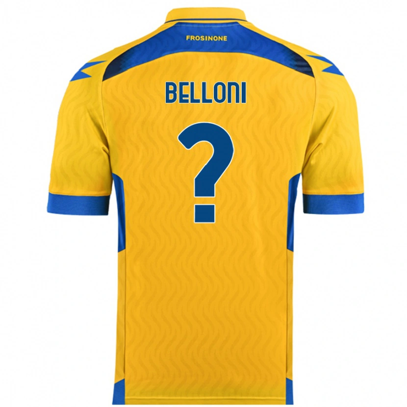 Danxen Kvinnor Nicholas Belloni #0 Gul Hemmatröja Matchtröjor 2024/25 Tröjor T-Tröja