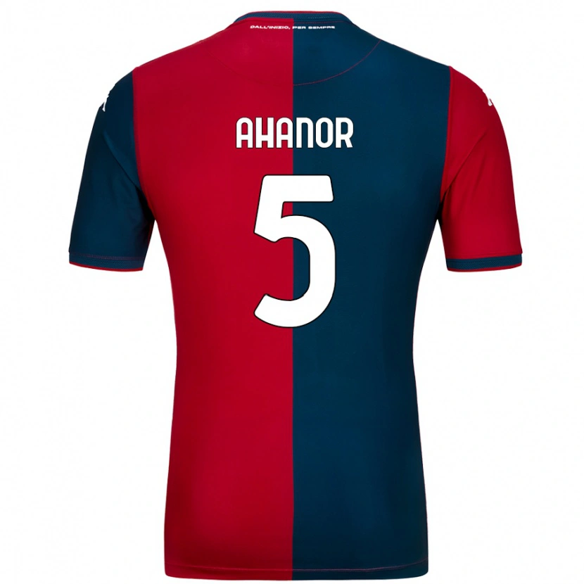 Danxen Kvinnor Honest Ahanor #5 Röd Mörkblå Hemmatröja Matchtröjor 2024/25 Tröjor T-Tröja