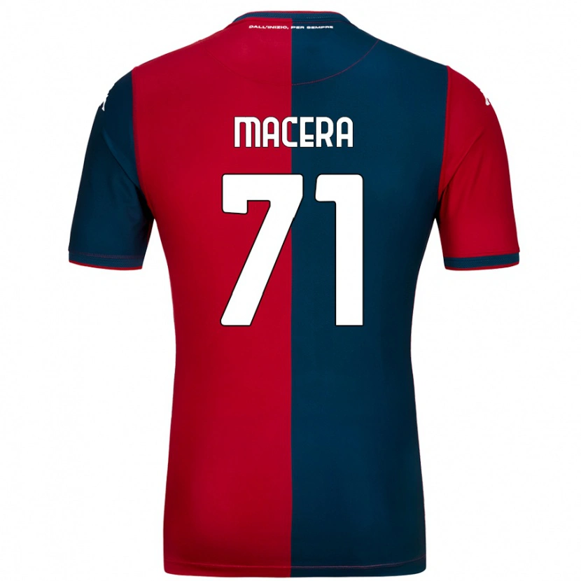 Danxen Kvinnor Matilde Macera #71 Röd Mörkblå Hemmatröja Matchtröjor 2024/25 Tröjor T-Tröja