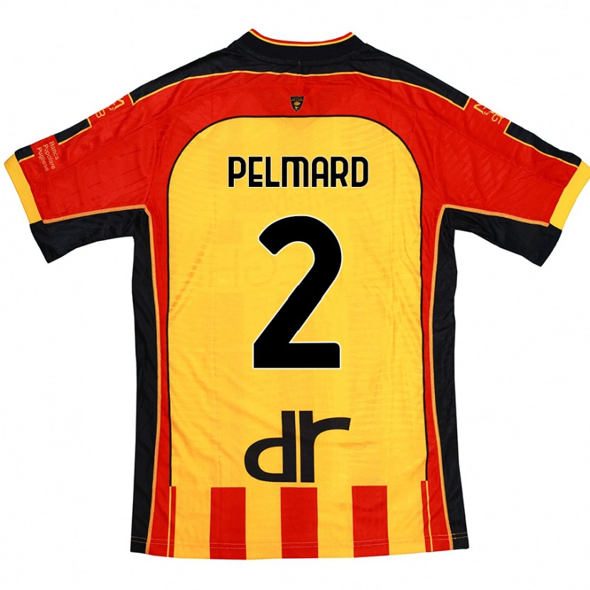 Danxen Kvinnor Andy Pelmard #2 Gul Röd Hemmatröja Matchtröjor 2024/25 Tröjor T-Tröja