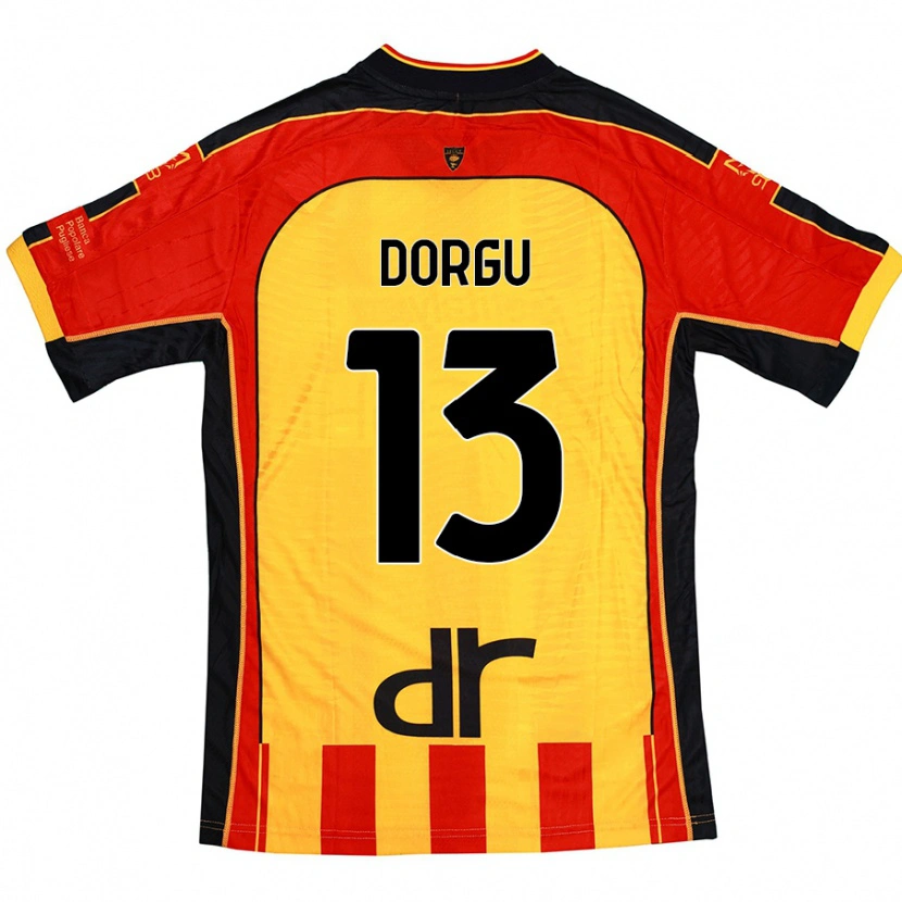 Danxen Kvinnor Patrick Dorgu #13 Gul Röd Hemmatröja Matchtröjor 2024/25 Tröjor T-Tröja