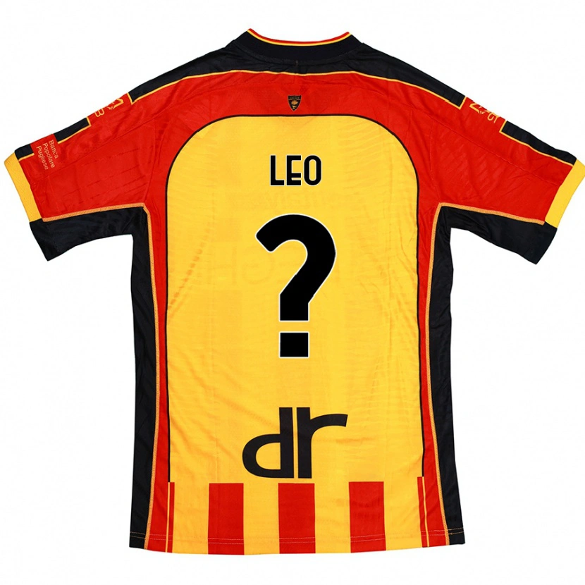 Danxen Kvinnor Giulio Leo #0 Gul Röd Hemmatröja Matchtröjor 2024/25 Tröjor T-Tröja