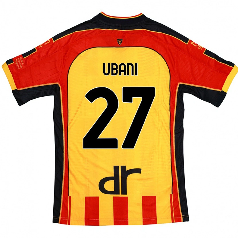 Danxen Kvinnor Marlon Ubani #27 Gul Röd Hemmatröja Matchtröjor 2024/25 Tröjor T-Tröja