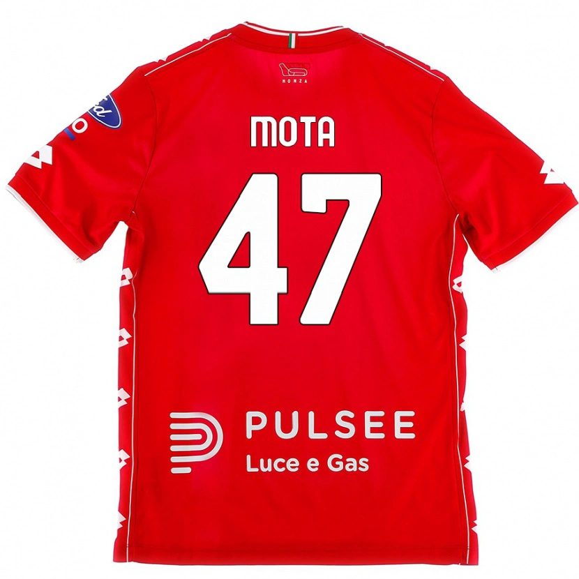 Danxen Kvinnor Dany Mota #47 Röd Vit Hemmatröja Matchtröjor 2024/25 Tröjor T-Tröja
