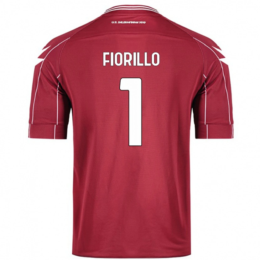 Danxen Kvinnor Vincenzo Fiorillo #1 Bourgogne Hemmatröja Matchtröjor 2024/25 Tröjor T-Tröja