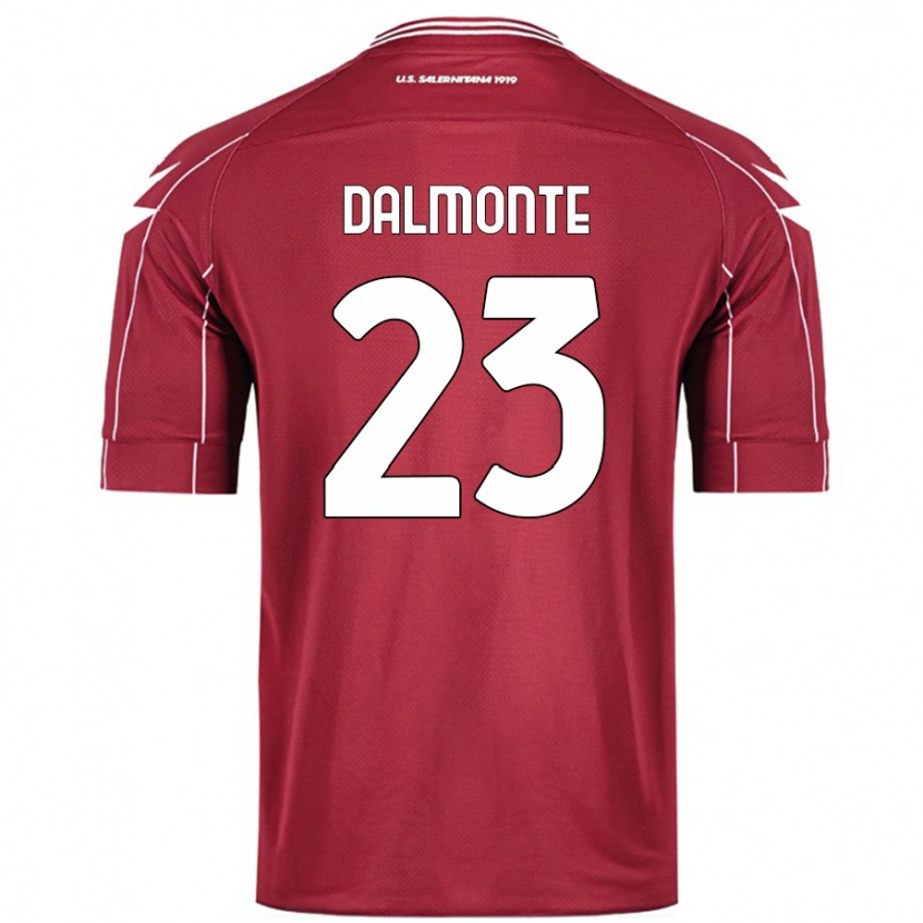 Danxen Kvinnor Nicola Dalmonte #23 Bourgogne Hemmatröja Matchtröjor 2024/25 Tröjor T-Tröja