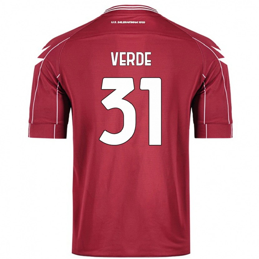 Danxen Kvinnor Daniele Verde #31 Bourgogne Hemmatröja Matchtröjor 2024/25 Tröjor T-Tröja