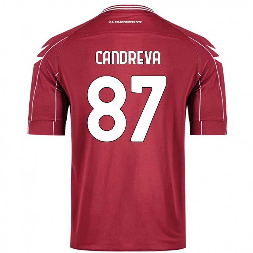 Danxen Kvinnor Antonio Candreva #87 Bourgogne Hemmatröja Matchtröjor 2024/25 Tröjor T-Tröja