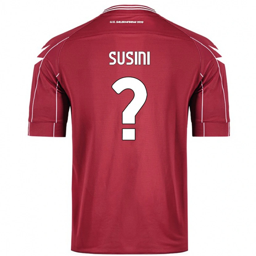 Danxen Kvinnor Antonio Susini #0 Bourgogne Hemmatröja Matchtröjor 2024/25 Tröjor T-Tröja