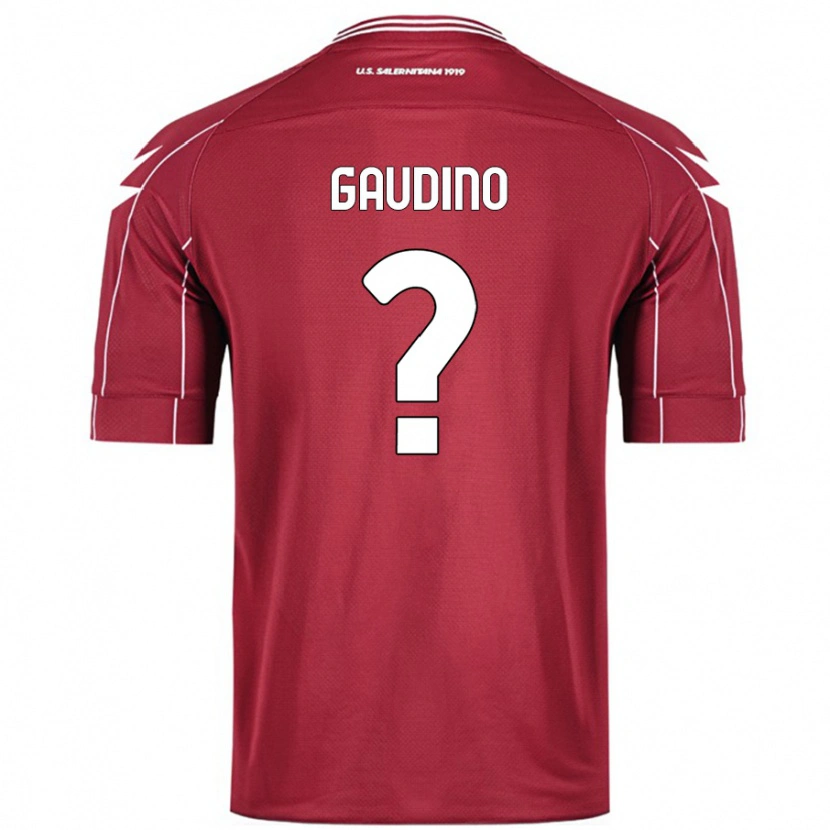 Danxen Kvinnor Christian Gaudino #0 Bourgogne Hemmatröja Matchtröjor 2024/25 Tröjor T-Tröja