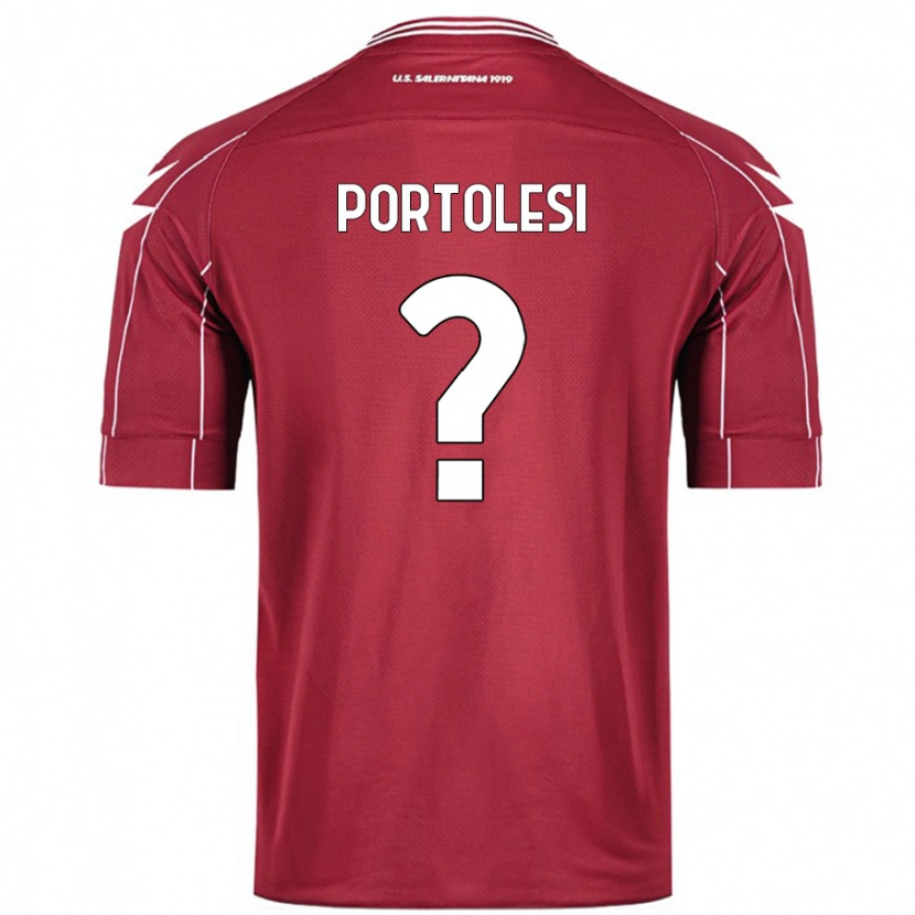 Danxen Kvinnor Sebastien Portolesi #0 Bourgogne Hemmatröja Matchtröjor 2024/25 Tröjor T-Tröja