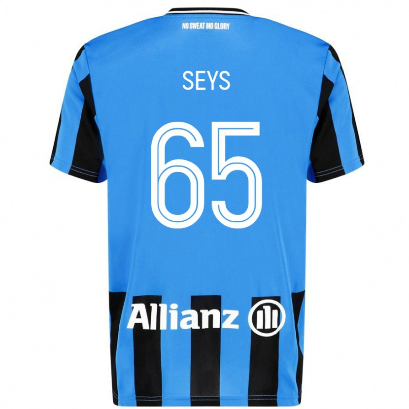 Danxen Kvinnor Joaquin Seys #65 Himmelsblå Svart Hemmatröja Matchtröjor 2024/25 Tröjor T-Tröja