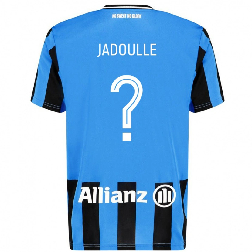 Danxen Kvinnor Romane Jadoulle #0 Himmelsblå Svart Hemmatröja Matchtröjor 2024/25 Tröjor T-Tröja