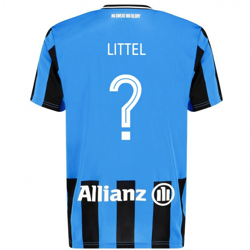 Danxen Kvinnor Amy Littel #0 Himmelsblå Svart Hemmatröja Matchtröjor 2024/25 Tröjor T-Tröja