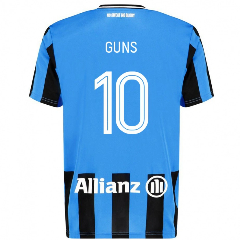 Danxen Kvinnor Celien Guns #10 Himmelsblå Svart Hemmatröja Matchtröjor 2024/25 Tröjor T-Tröja