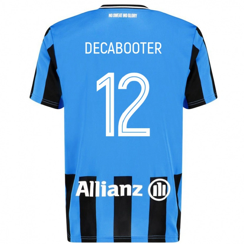 Danxen Kvinnor Marith Decabooter #12 Himmelsblå Svart Hemmatröja Matchtröjor 2024/25 Tröjor T-Tröja
