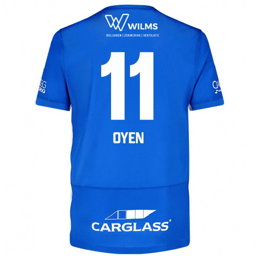Danxen Kvinnor Luca Oyen #11 Blå Hemmatröja Matchtröjor 2024/25 Tröjor T-Tröja
