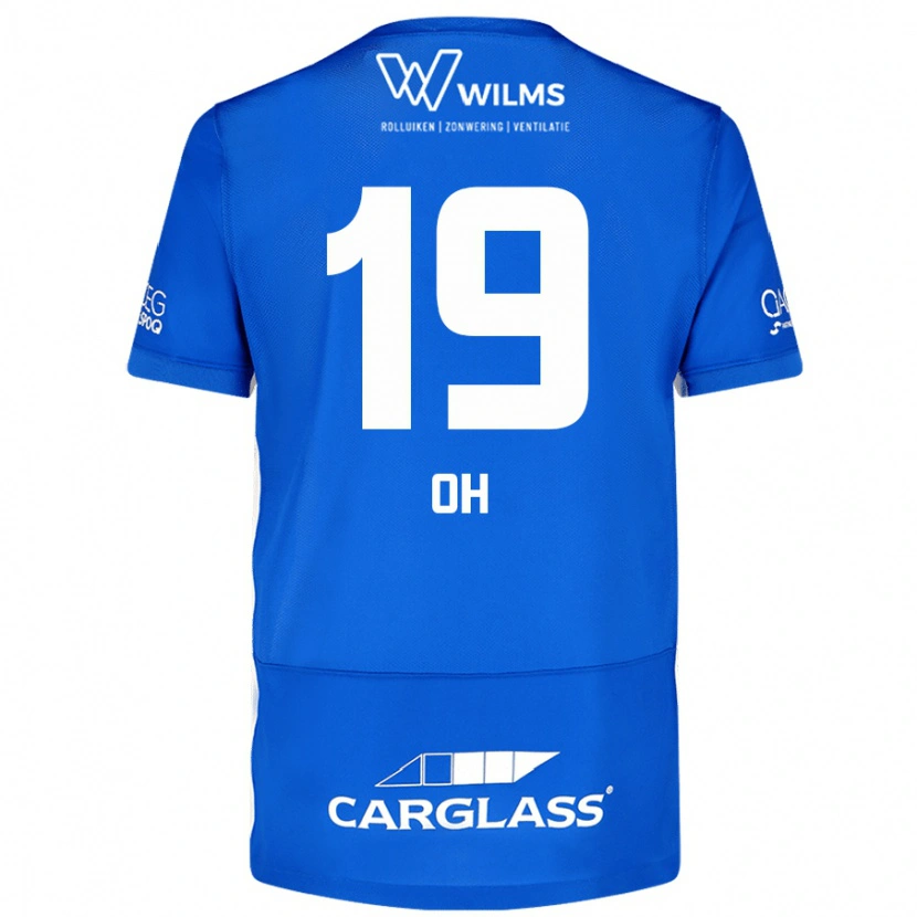 Danxen Kvinnor Hyeon-Gyu Oh #19 Blå Hemmatröja Matchtröjor 2024/25 Tröjor T-Tröja