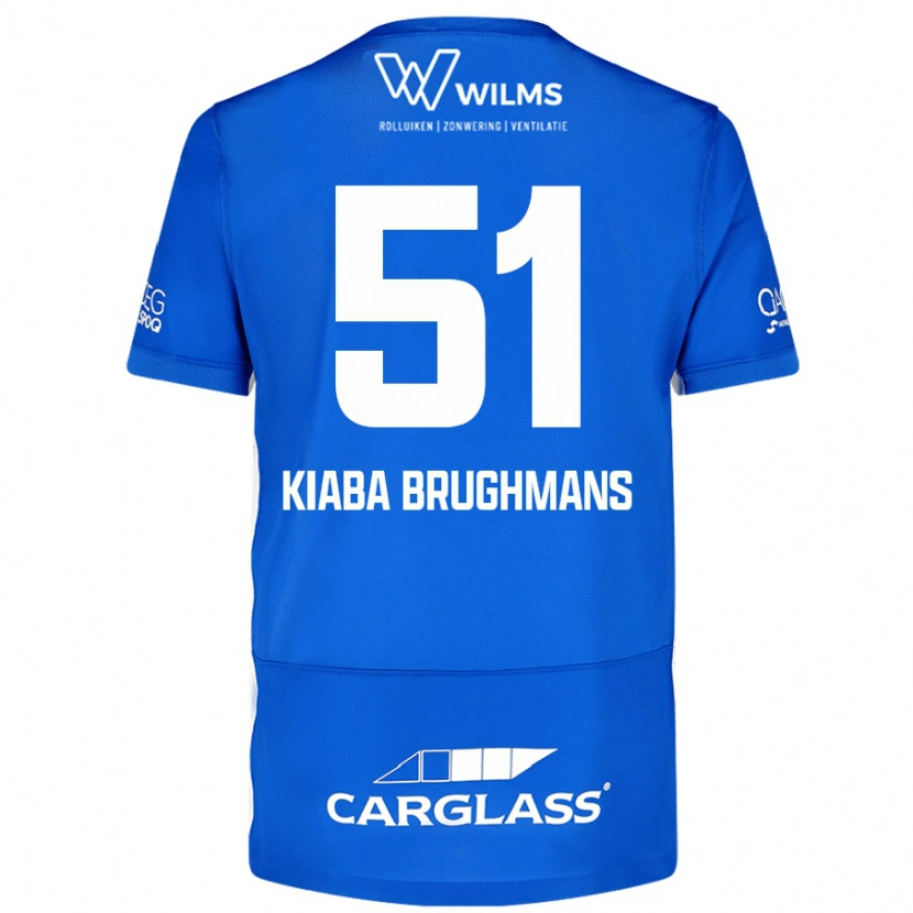 Danxen Kvinnor Lucca Kiaba Brughmans #51 Blå Hemmatröja Matchtröjor 2024/25 Tröjor T-Tröja