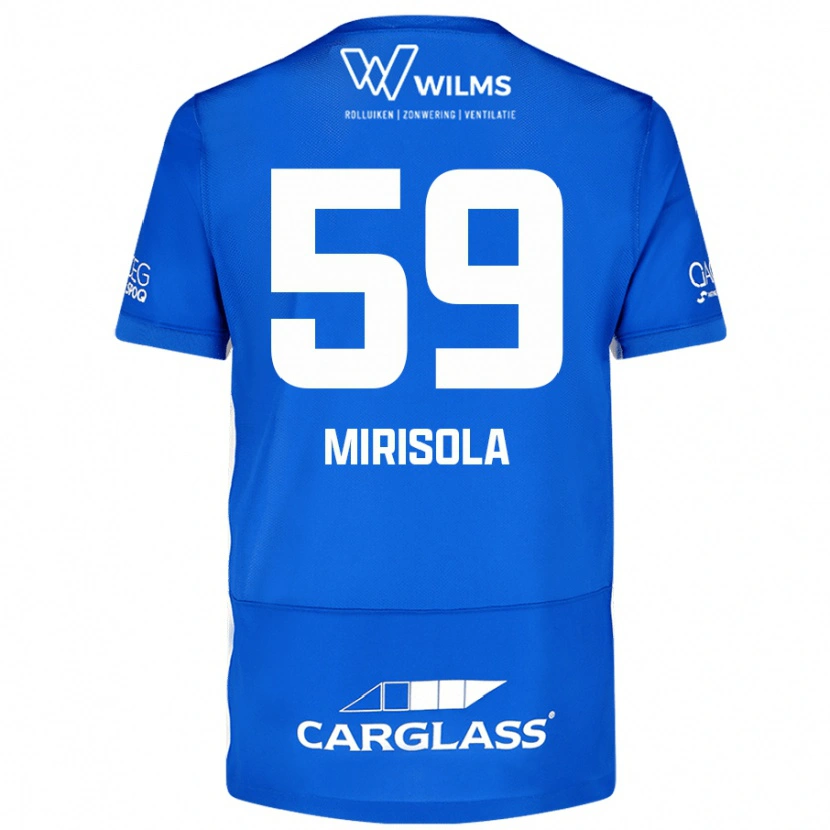 Danxen Kvinnor Robin Mirisola #59 Blå Hemmatröja Matchtröjor 2024/25 Tröjor T-Tröja