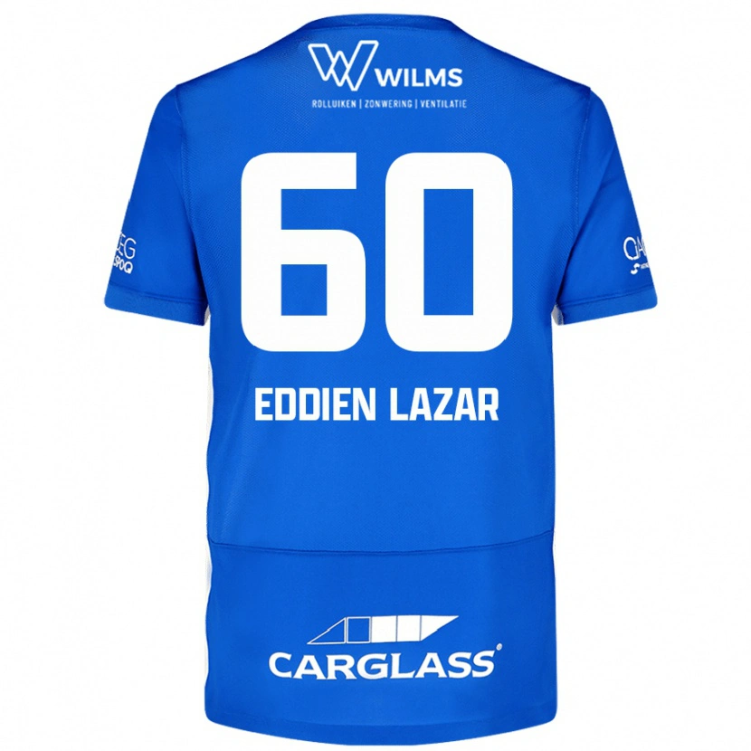 Danxen Kvinnor Saif Eddien Lazar #60 Blå Hemmatröja Matchtröjor 2024/25 Tröjor T-Tröja