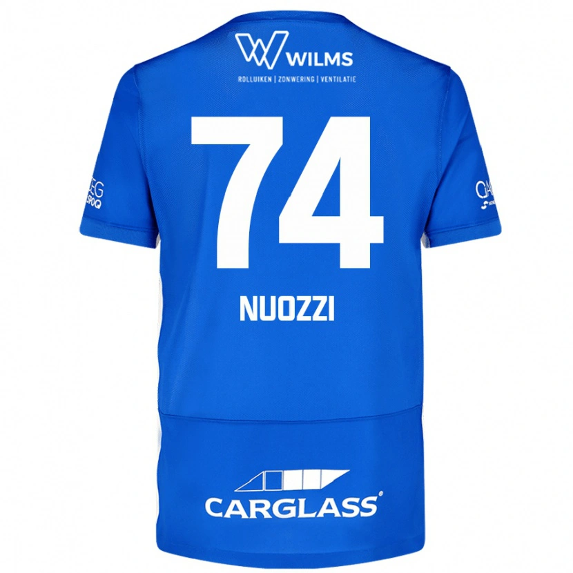Danxen Kvinnor Cédric Nuozzi #74 Blå Hemmatröja Matchtröjor 2024/25 Tröjor T-Tröja