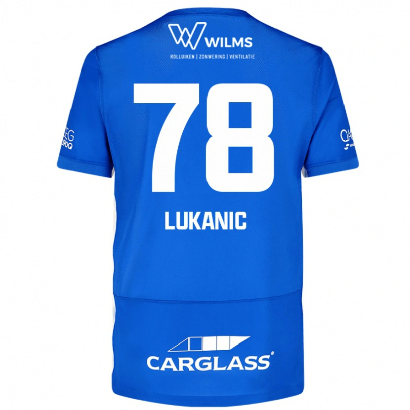 Danxen Kvinnor Luka Lukanic #78 Blå Hemmatröja Matchtröjor 2024/25 Tröjor T-Tröja