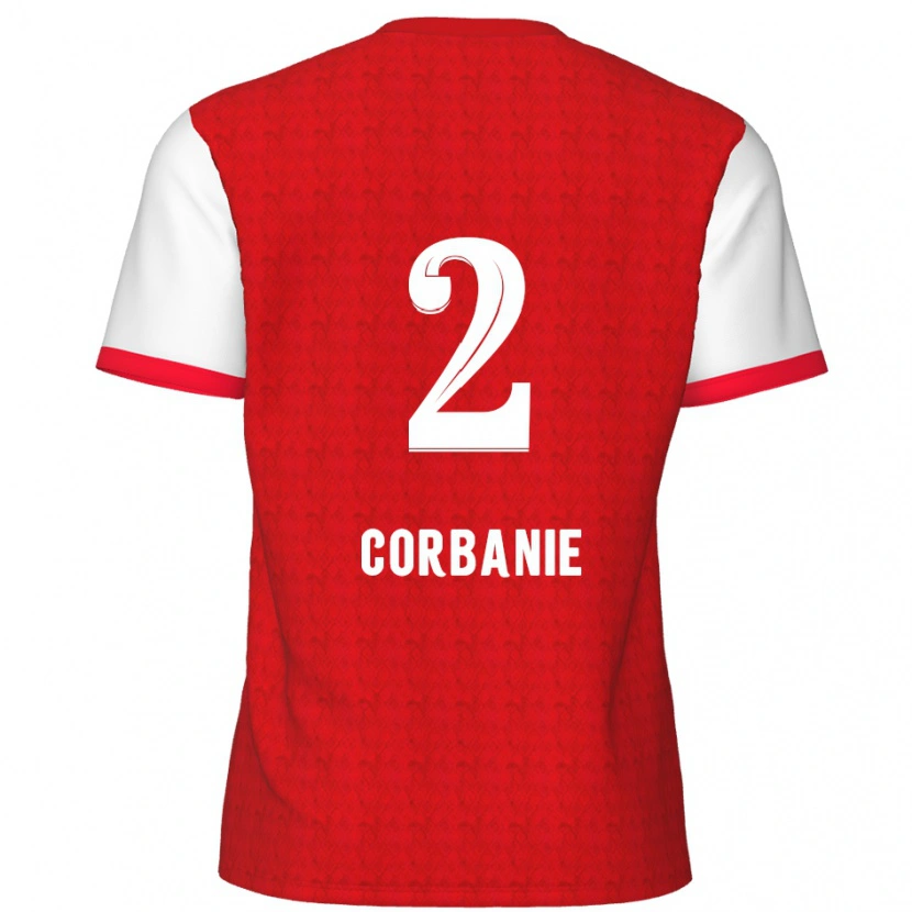 Danxen Kvinnor Kobe Corbanie #2 Röd Vit Hemmatröja Matchtröjor 2024/25 Tröjor T-Tröja