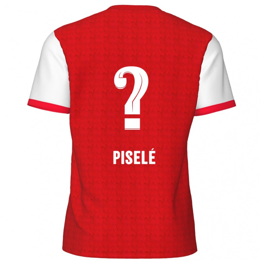 Danxen Kvinnor Lowie Piselé #0 Röd Vit Hemmatröja Matchtröjor 2024/25 Tröjor T-Tröja
